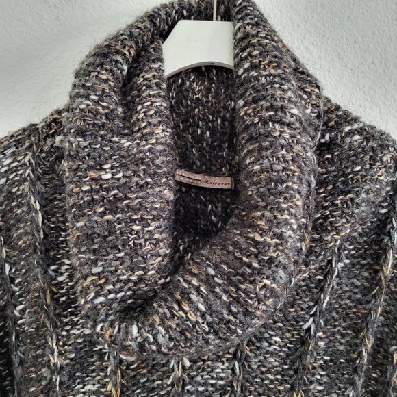 Eleonora Amadei Wool Blend Cowl Neck Sweater SZ M - Picture 2 of 9